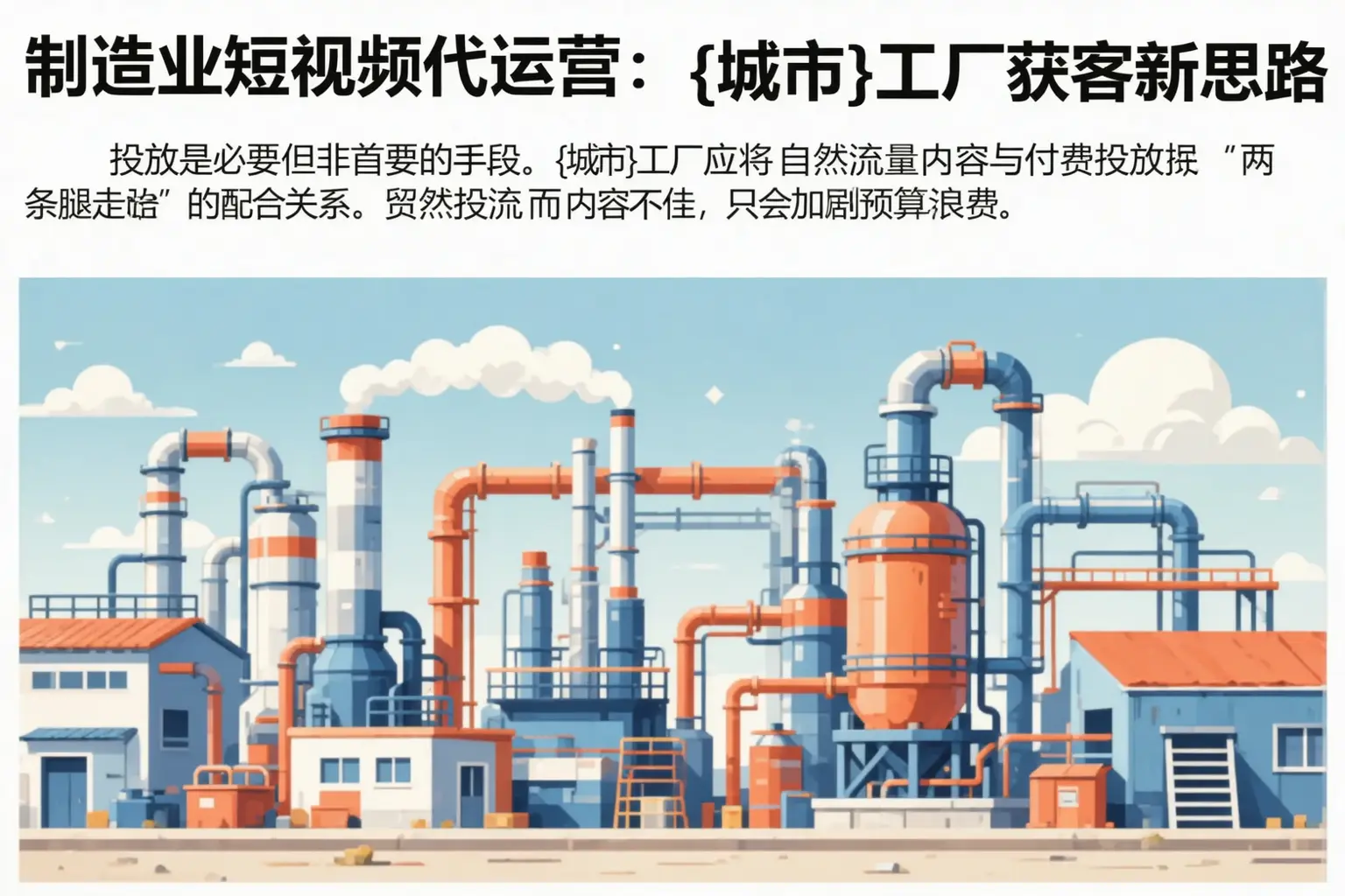 制造业短视频代运营：广灵工厂获客新思路