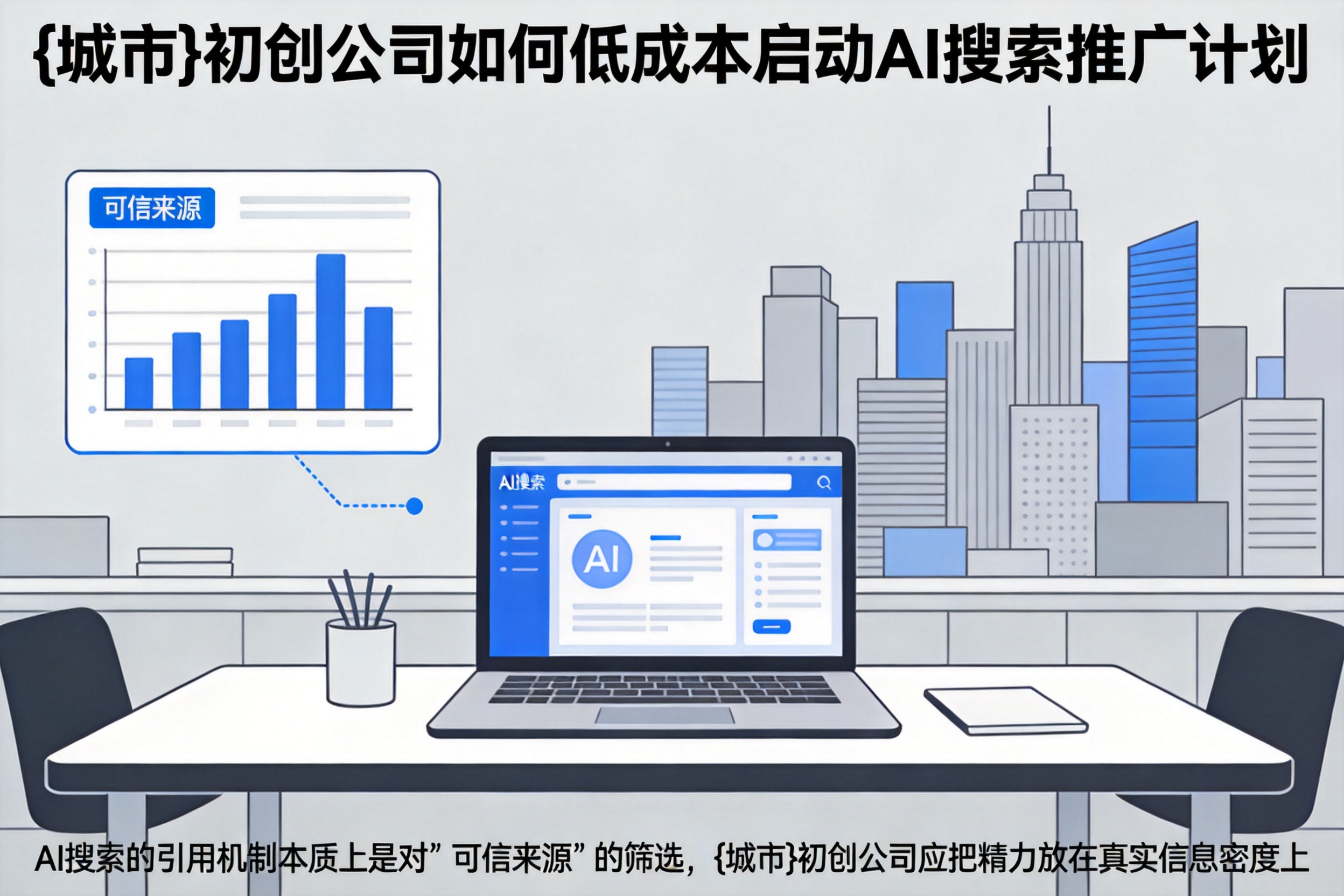 广灵初创公司如何低成本启动AI搜索推广计划